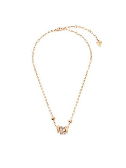Collana Guess Donna in Acciaio Cristallo JUBN06 326W YG - JUBN06 326W YG